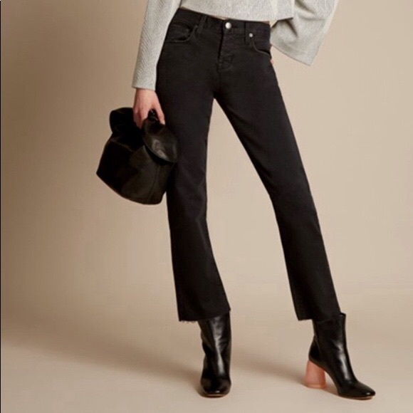 Current/Elliott Denim - Current/Elliott The crossover crop Boyfriend Jeans